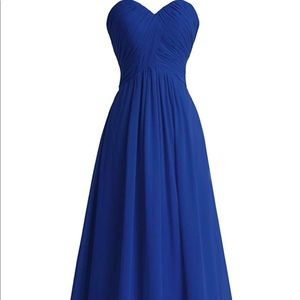 Blue prom dress NWOT